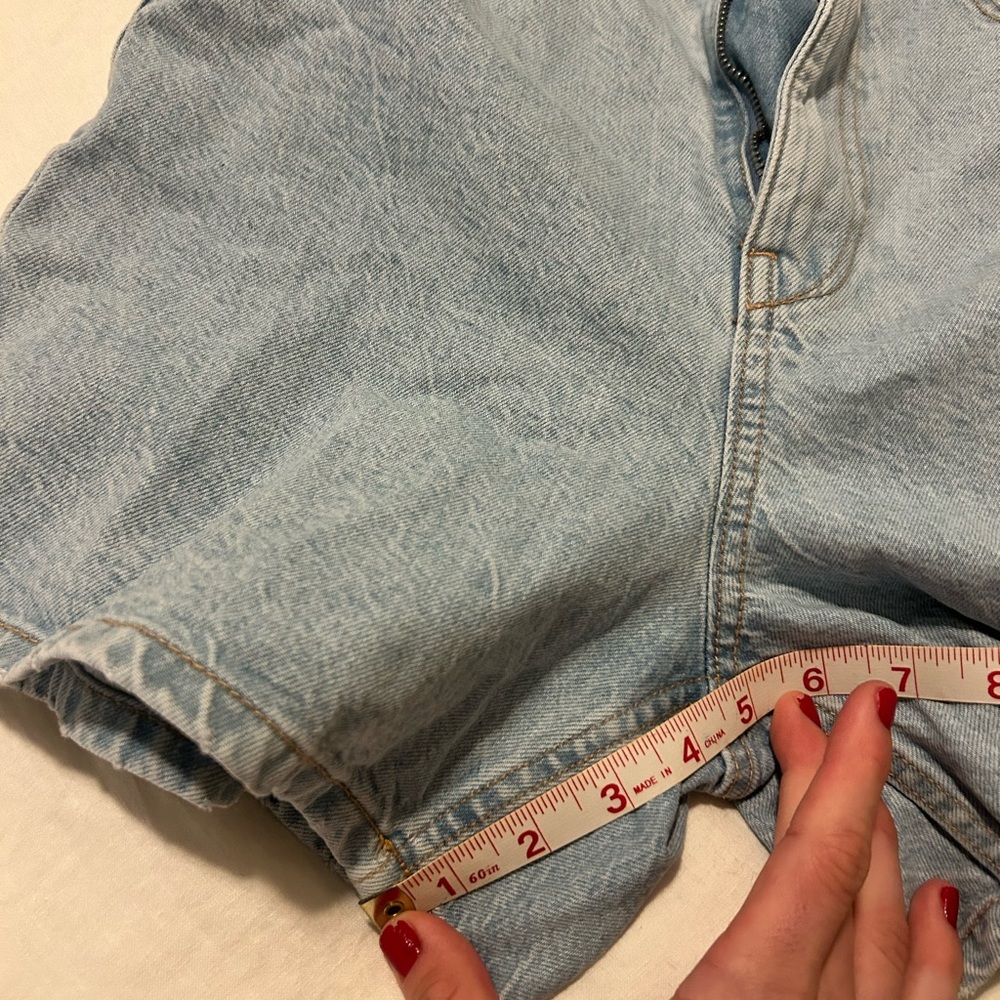 Light Blue Denim Shorts - Picture 6 of 6